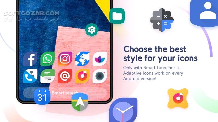 دانلود Smart Launcher 6 Build 6.5-024 Full + Plugins For Android +7.0 - دانلود اسمارت لانچر برای اندروید - سافت گذر