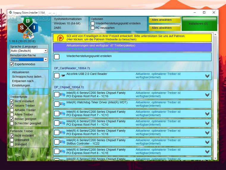 دانلود Snappy Driver Installer (SDI) 1.24.8 DriverPacks 25.0 Update 2025.02.01 - دانلود اسنپی درایور - سافت گذر