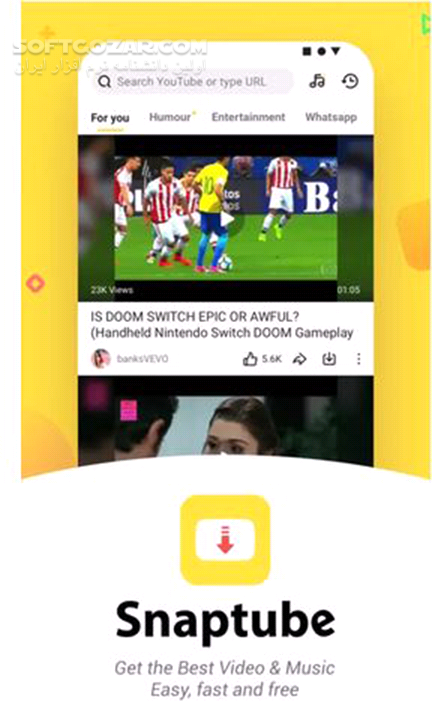 دانلود SnapTube 7.38.0.73850110 for Android +5.0 - دانلود دانلود فیلم از یوتیوب و 15 سایت دیگر برای اندروید - سافت گذر
