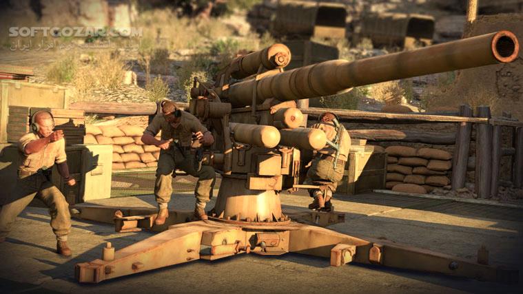 دانلود Sniper Elite III + Update v1.13 + v1.14 incl DLC - دانلود بازی تک‌تیرانداز حرفه‌ای 3  | دارای دی‌ال‌سی Target Hitler Hunt the Grey Wolf و 4 بسته‌ی افزایشی دیگر بصورت پیش‌فرض - سافت گذر