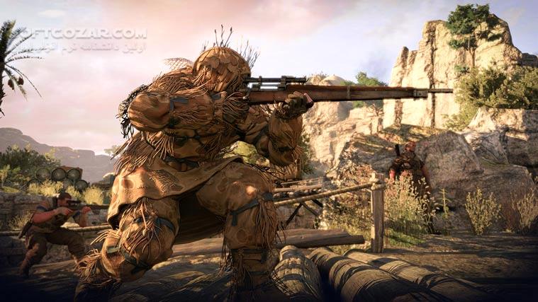 دانلود Sniper Elite III + Update v1.13 + v1.14 incl DLC - دانلود بازی تک‌تیرانداز حرفه‌ای 3  | دارای دی‌ال‌سی Target Hitler Hunt the Grey Wolf و 4 بسته‌ی افزایشی دیگر بصورت پیش‌فرض - سافت گذر