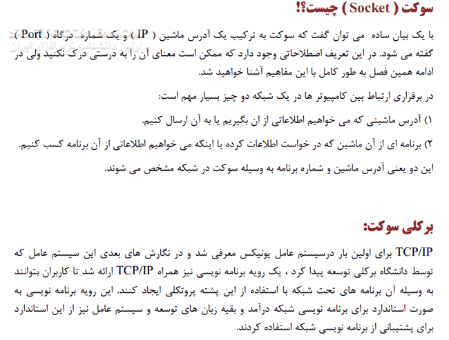 دانلود آموزش برنامه نویسی سوکت - دانلود کتاب آشنایی با برنامه نویسی سوکت برای برنامه نویسان - سافت گذر