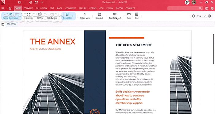 دانلود Soda PDF Desktop Pro 14.0.438.22951 - دانلود ساخت، ویرایش و تبدیل پی دی اف - سافت گذر