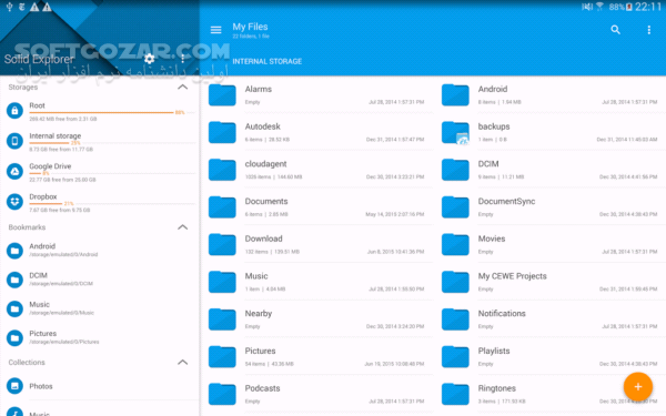 دانلود Solid Explorer 2.8.60 for Android +4.4 - دانلود فایل منیجر سالید اکسپلورر برای اندروید - سافت گذر