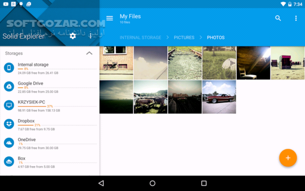 Solid Explorer 2 8 37 for Android 4 1 تصاویر نرم افزار  - سافت گذر