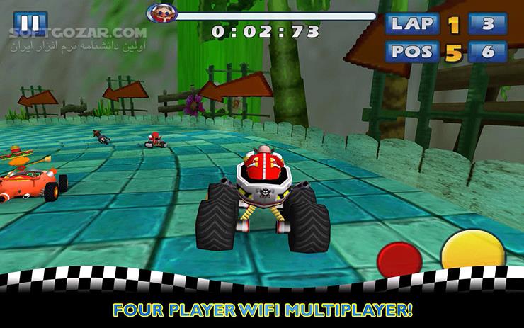 دانلود Sonic & SEGA All-Stars Racing 1.0.1 for Android - دانلود بازی پیست مسابقه سونیک برای اندروید - سافت گذر