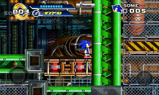 دانلود Sonic 4 Episode I 1.5.0 for Android +2.2 - دانلود بازی معروف و قدیمی کنسول سگا به نام سونیک برای اندروید - سافت گذر