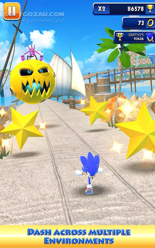 دانلود Sonic Dash 8.2.0 / Sonic Dash 2 3.10.0 for Android +4.0 - دانلود مجموعه بازی های سونیک برای اندروید - سافت گذر