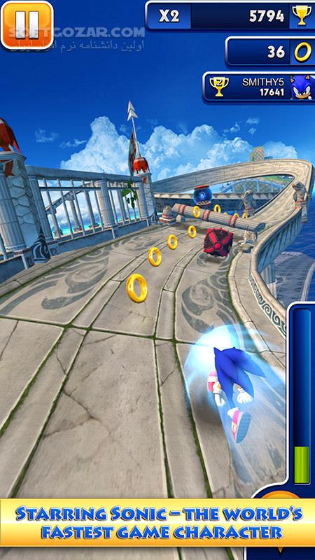 دانلود Sonic Dash 8.2.0 / Sonic Dash 2 3.10.0 for Android +4.0 - دانلود مجموعه بازی های سونیک برای اندروید - سافت گذر