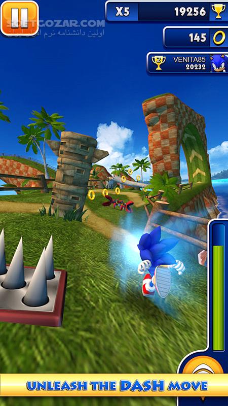 دانلود Sonic Dash 8.2.0 / Sonic Dash 2 3.10.0 for Android +4.0 - دانلود مجموعه بازی های سونیک برای اندروید - سافت گذر