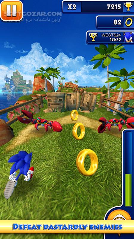 دانلود Sonic Dash 8.2.0 / Sonic Dash 2 3.10.0 for Android +4.0 - دانلود مجموعه بازی های سونیک برای اندروید - سافت گذر