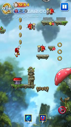 دانلود Sonic Jump 2.0.3 for Android +2.3 - دانلود بازی جدید سونیک برای تمامی پردازنده های گرافیکی برای اندروید - سافت گذر