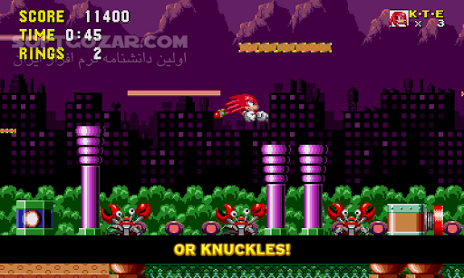دانلود Sonic The Hedgehog 3.5.1 for Android +2.3 - دانلود سونیک 1 سگا برای اندروید برای اندروید - سافت گذر