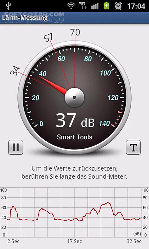 دانلود Sound Meter Pro 2.5.11 for Android +4.1 - دانلود تعیین میزان صدا برای اندروید - سافت گذر