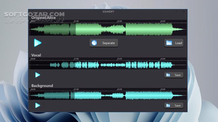 دانلود Soundify Vocal Remover 1.2.7 - دانلود جداسازی صدای خواننده از آهنگ - سافت گذر