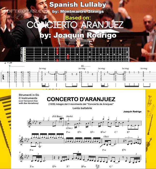 Spanish Lullaby Montmartre Strings تصاویر نرم افزار  - سافت گذر