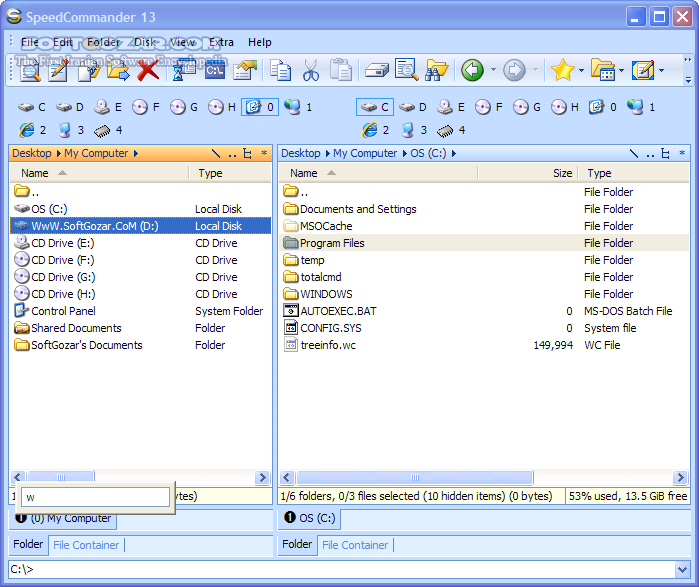 دانلود SpeedCommander Pro 18.50.9700 / Pro 17.54.9700 - دانلود مدیریت فایل اسپید کامندر - سافت گذر