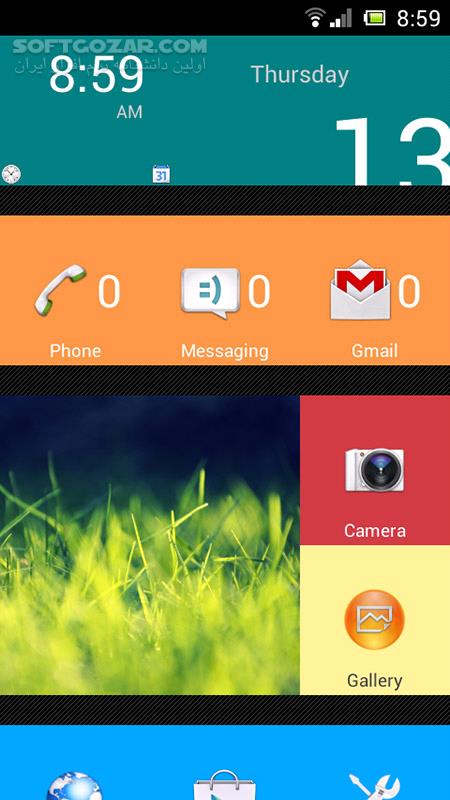 دانلود Square Home Launcher Windows style Premium 2.2.7 for Android +5.0 - دانلود لانچر ویندوز فون برای اندروید - سافت گذر