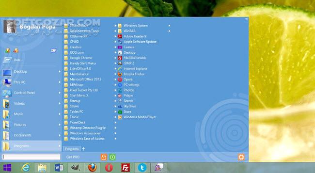 دانلود Start Menu X PRO 7.77 - دانلود نرم افزار منوی استارت پیشرفته برای ویندوز - سافت گذر