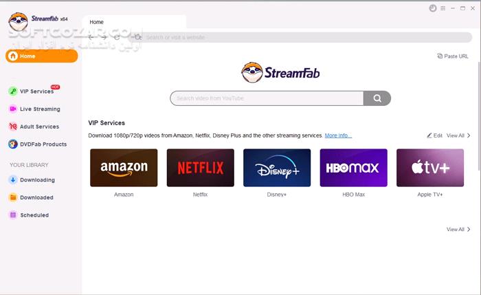 دانلود StreamFab 6.2.0.1 - دانلود دانلود ویدئوها با سرعت بالا از ۱۰۰۰ سایت مختلف - سافت گذر