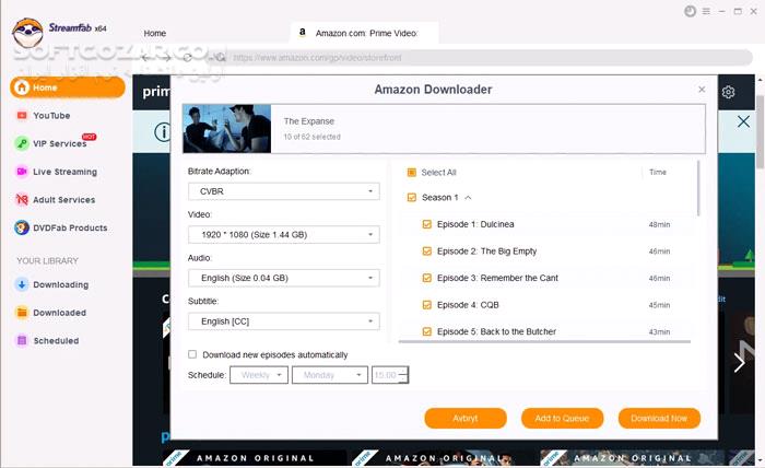 دانلود StreamFab 6.2.0.1 - دانلود دانلود ویدئوها با سرعت بالا از ۱۰۰۰ سایت مختلف - سافت گذر