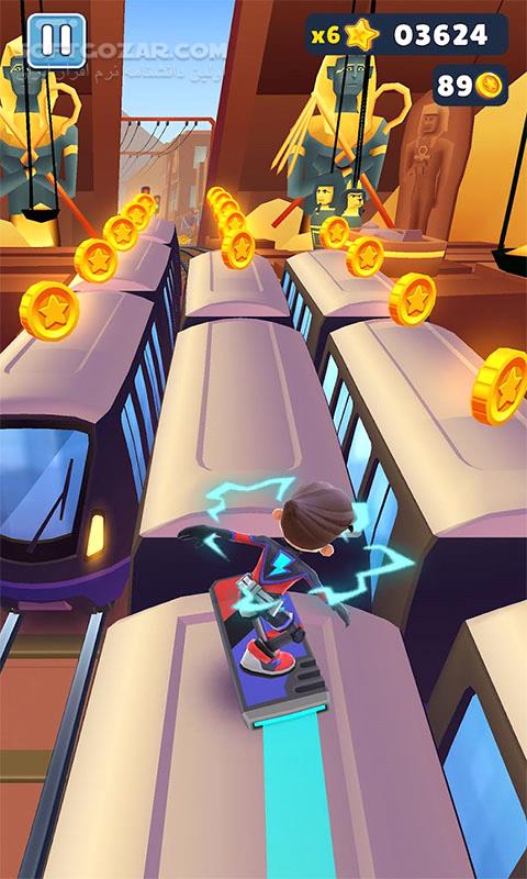 دانلود Subway Surfers 3.38.2 for Android +6.0 - دانلود بازی دونده مترو برای اندروید - سافت گذر