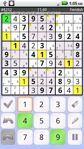 Sudoku 10000 Plus 10 6 20 for Android 4 1 تصاویر نرم افزار  - سافت گذر