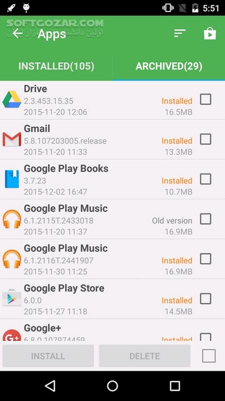 دانلود Super Backup & Restore 2.4.03 for Android +5.0 - دانلود سوپر بکاپ برای اندروید - سافت گذر