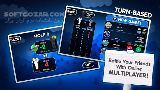 دانلود Super Stickman Golf 3 v1.7.22 for Android +4.0 - دانلود استیکمن گلف باز برای اندروید - سافت گذر