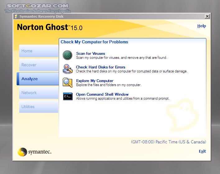 دانلود Symantec Norton Ghost 15.0.1.36526 SP1 /Symantec Backup Exec 2015 14.2 / Symantec Ghost 12.0.0.11531 BootCD - دانلود قوی‌ترین نرم افزار بکاپ و بازگردانی اطلاعات سیستم - سافت گذر