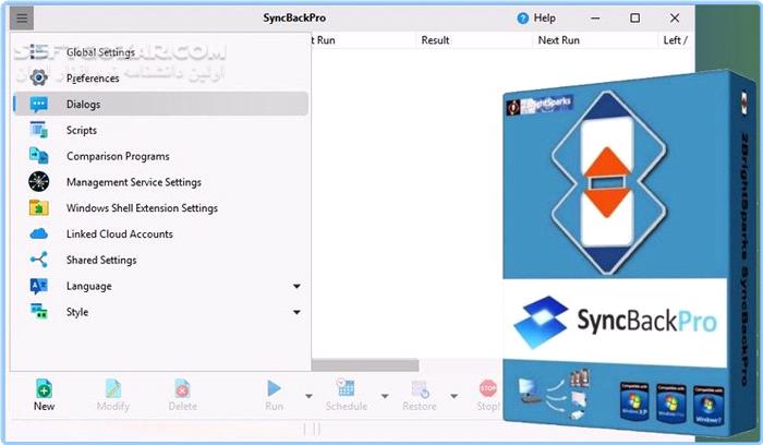 دانلود 2BrightSparks SyncBackPro 11.3.45 (x64) - دانلود پشتیبان گیری، بازیابی و همگام سازی فایل ها - سافت گذر