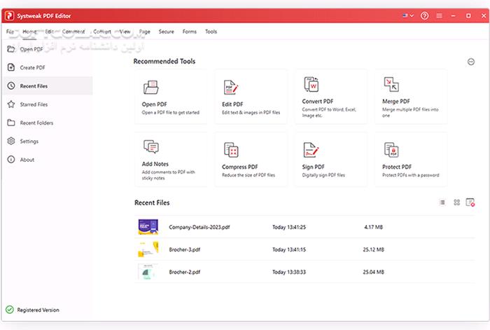 دانلود Systweak PDF Editor 1.0.0.4462 - دانلود ویرایش مستقیم فایل‌های پی‌دی‌اف - سافت گذر