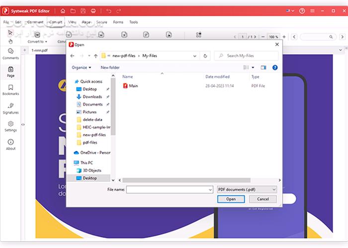 دانلود Systweak PDF Editor 1.0.0.4462 - دانلود ویرایش مستقیم فایل‌های پی‌دی‌اف - سافت گذر