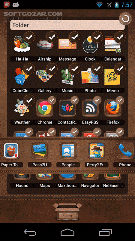 دانلود TSF Shell 3D Launcher Prime 3.9.4 for Android +2.2 - دانلود لانچری بسیار زیبا به همراه تمامی پلاگین ها برای اندروید - سافت گذر