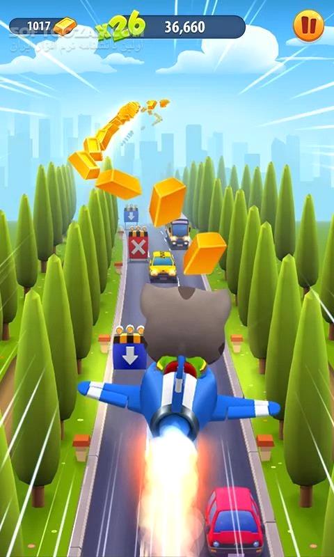 دانلود Talking Tom Gold Run 6.4.0.2467 for Android +4.1 - دانلود تاکینگ تام برای اندروید - سافت گذر