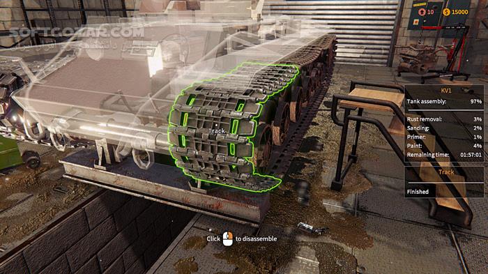 دانلود Tank Mechanic Simulator First Supply v1.3.2.2 + Update v1.3.4.1 - دانلود بازی تانک برای کامپیوتر - سافت گذر