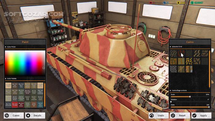 دانلود Tank Mechanic Simulator First Supply v1.3.2.2 + Update v1.3.4.1 - دانلود بازی تانک برای کامپیوتر - سافت گذر
