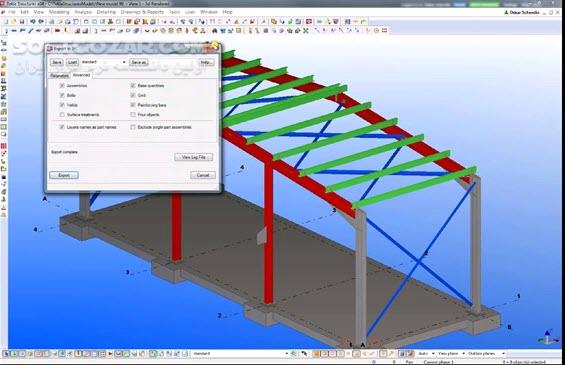 دانلود Tekla Structures 2024 SP3 / 2023 SP6 / 2022 SP7 / 2021 SP12 / 2020 SP11 / 2019 / 2018 / 2017i SP2 - دانلود طراحی سازه تکلا - سافت گذر