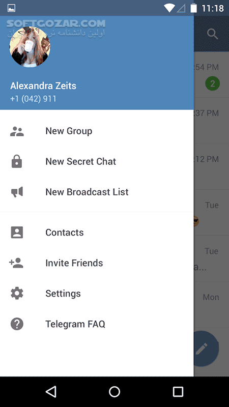 دانلود Telegram 5.12.1 for Android - دانلود تلگرام برای اندروید - سافت گذر