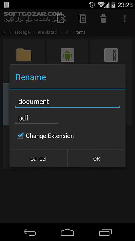 دانلود Tetra Filer 3.2.2 for Android - دانلود مدیریت فایل اندروید برای اندروید - سافت گذر