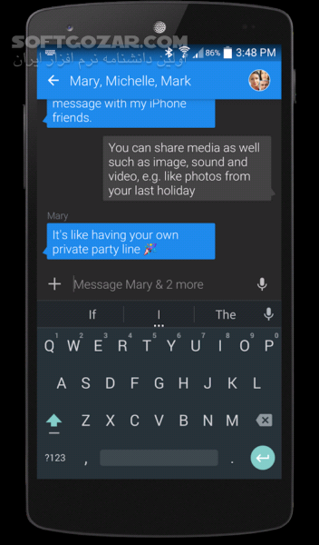 دانلود Textra SMS Full 4.77 for Android +7.0 - دانلود ارسال اس ام اس برای اندروید - سافت گذر