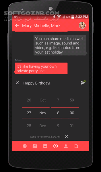 دانلود Textra SMS Full 4.77 for Android +7.0 - دانلود ارسال اس ام اس برای اندروید - سافت گذر