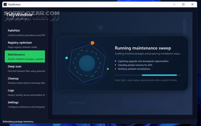 دانلود TidyWindow 3.9.2 - دانلود بهینه سازی ویندوز - سافت گذر