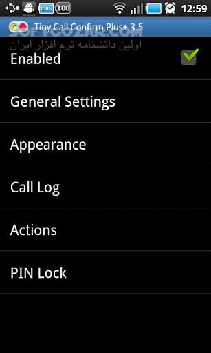 دانلود Tiny Call Confirm Plus+ 4.3.0 for Android +2.2 - دانلود جلوگیری از تماس های تصادفی برای اندروید - سافت گذر