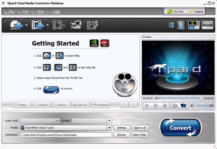 دانلود Tipard Video Converter Ultimate 10.3.86 + Portable / macOS - دانلود تبدیل فرمت ویدیو - سافت گذر