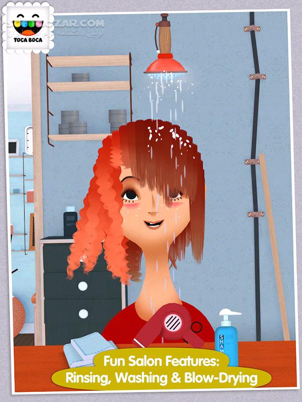 دانلود Toca Hair Salon 4.1.5 for Android +4.0.3 - دانلود آرایشگاه مو برای اندروید - سافت گذر