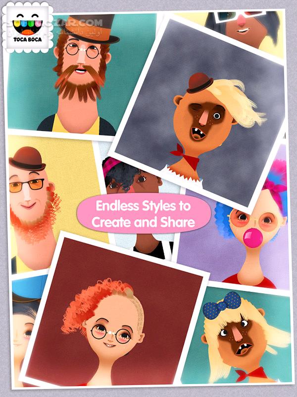 دانلود Toca Hair Salon 4.1.5 for Android +4.0.3 - دانلود آرایشگاه مو برای اندروید - سافت گذر