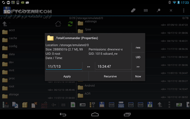 دانلود Total Commander 3.60b4d for Android +1.5 - دانلود فایل منیجر توتال کامندر برای اندروید - سافت گذر