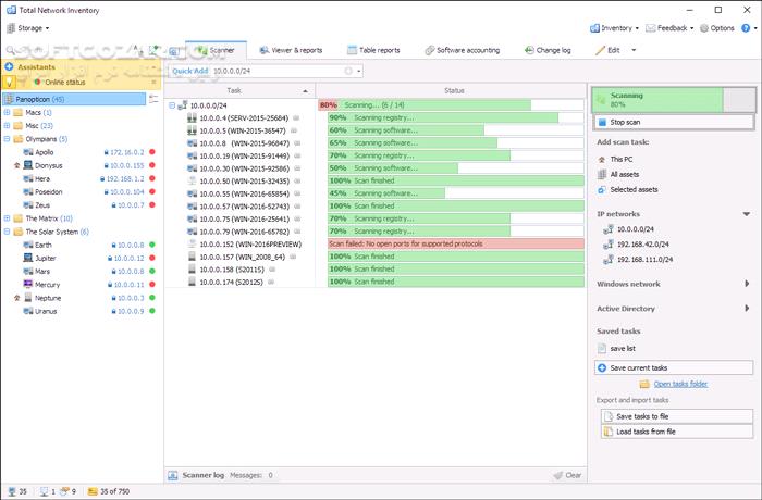 دانلود Total Network Inventory 6.3.5.6668 (x64) - دانلود نرم افزار مدیریت بر شبکه - سافت گذر