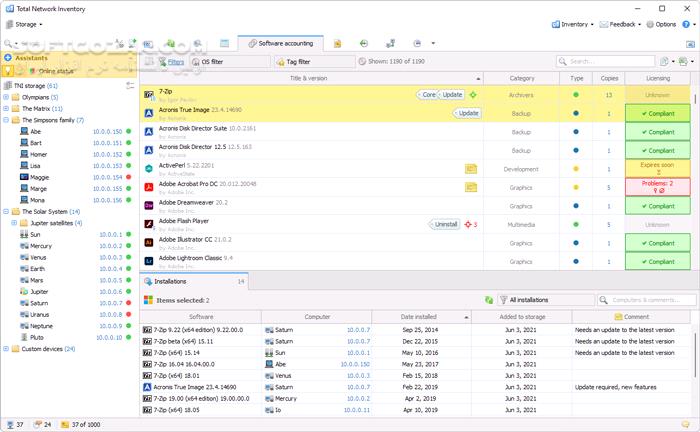 دانلود Total Network Inventory 6.3.5.6668 (x64) - دانلود نرم افزار مدیریت بر شبکه - سافت گذر